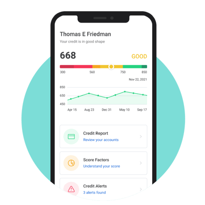 Array's My Credit Manager Product Dashboard