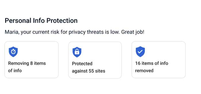 Array's Privacy Protection Free to Premium Widget